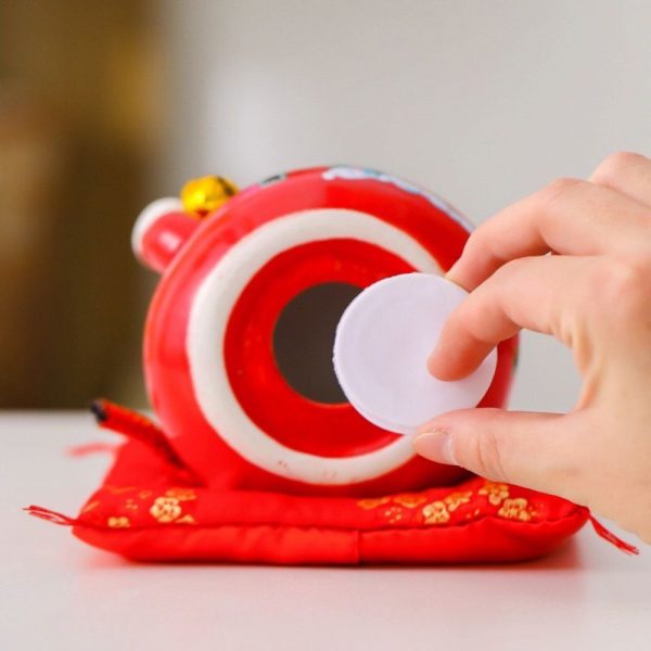 Tượng thần tài Daruma, búp bê Nhật Bản Daruma cầu tài, may mắn