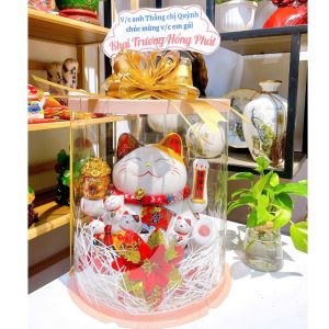Mèo Thần Tài Thuận Buồm Xuôi Gió 30cm Quà Khai Trương, Tân Gia Sang Trọng & Đẳng Cấp