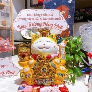 Mèo Thần Tài TPHCM Lộc Tài Tiến Tới Tặng Khai Trương