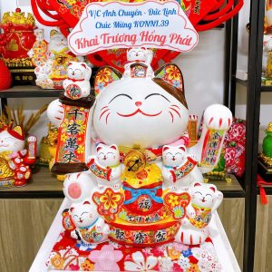Mèo Thần Tài Chiêu Tài Tiến Bảo 40CM