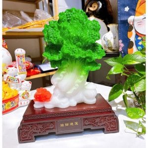 Bắp Cải Phong Thủy Size Đại 32cm – Quà Tặng Tân Gia, Khai Trương Ý Nghĩa & Đẳng Cấp
