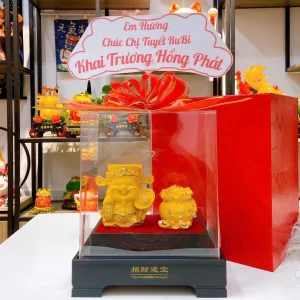 Tượng Thần Tài Túi Tiền Phong Thủy – Quà Tặng Tân Gia, Khai Trương Sang Trọng