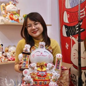 Mèo Thần Tài Chiêu Tài 40cm– Thu Hút May Mắn